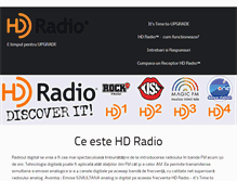 Tablet Screenshot of hd-radio.ro